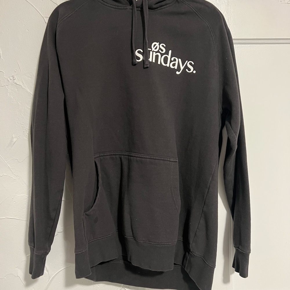 Los Sundays Tequila Oversized Black Hoodie